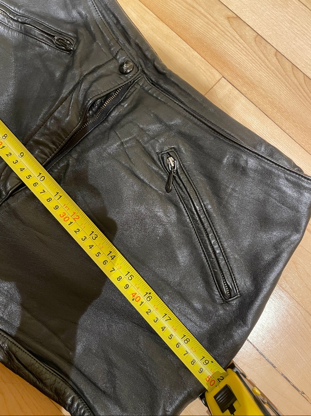 Harley-Davidson Leather Shorts • Y2K Biker Chic • Genuine Leather.Moto festival - Picture 13 of 15